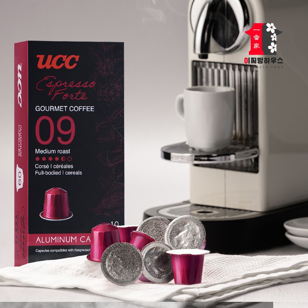 UCC 고메커피 네스프레소호환캡슐 에스프레소 포르테 10개입 커피구독 커피캡슐 아메리카노 홈카페