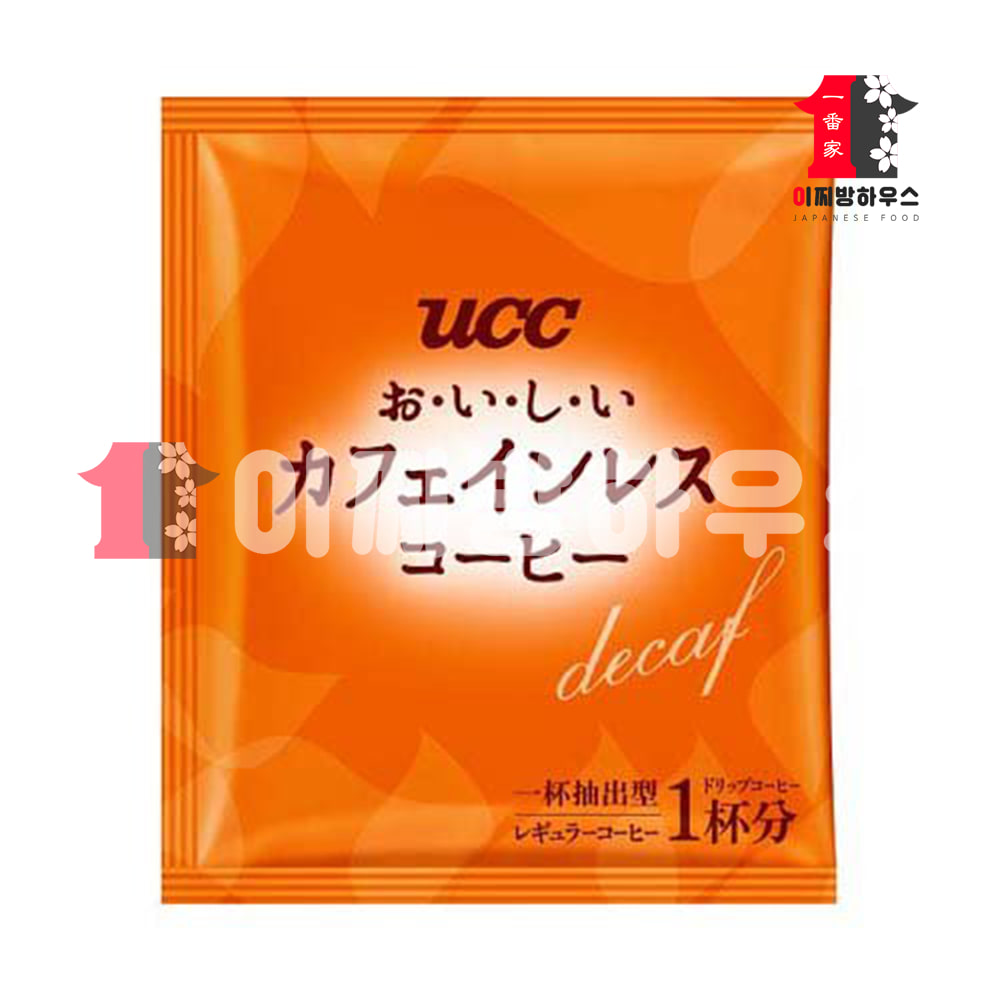 UCC 디카페인 드립커피 18p 카페인리스 임산부커피 드립백 일본커피 내려먹는커피