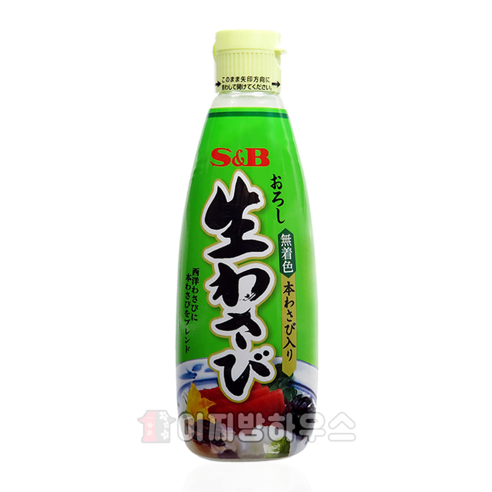 에스앤비 와사비 업소용 생와사비 310g x12개 일본 고추냉이 스시용 생고추냉이 찹스테이크소스 23.05.01