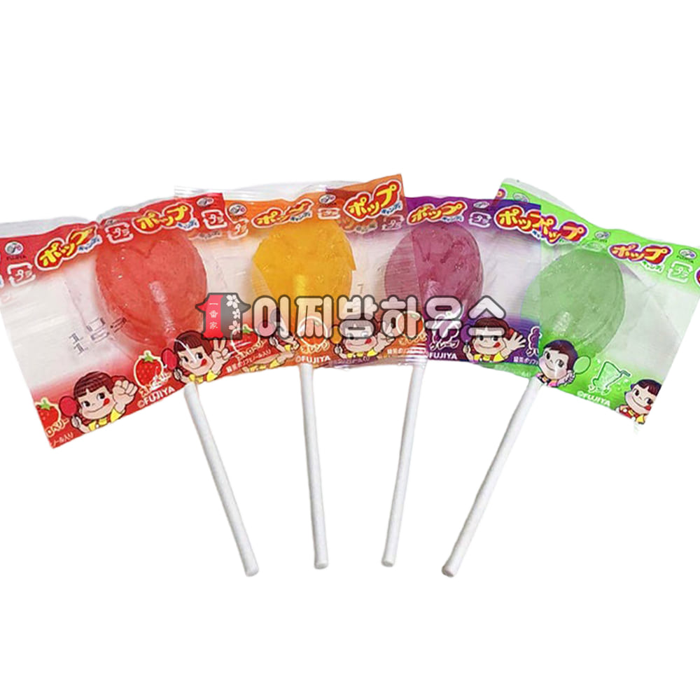 후지야 막대사탕 페코짱 팝캔디 114g 일본사탕 과일사탕 할로윈사탕
