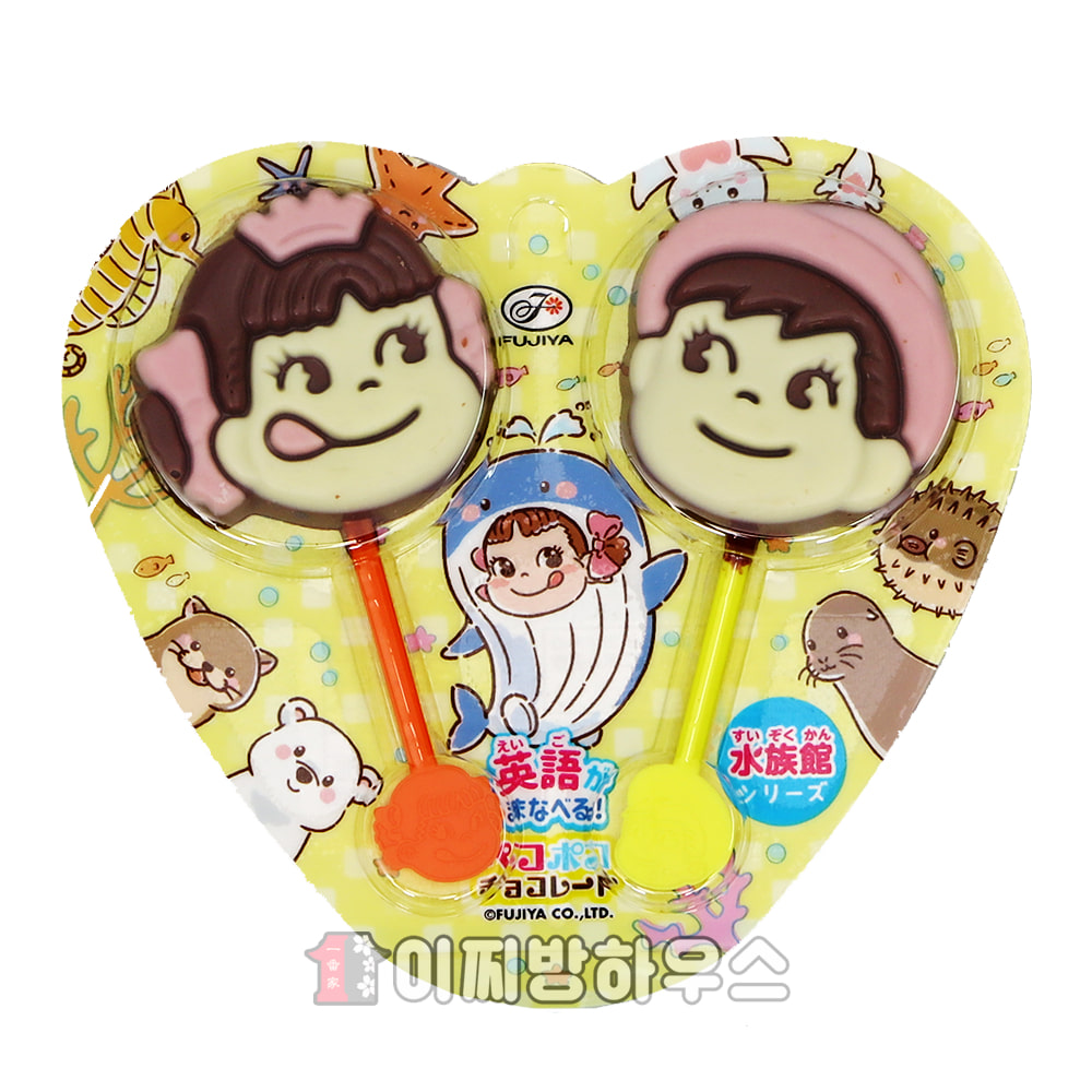 후지야 페코포코 초콜릿 24g 페코짱 일본초콜릿 얼굴초콜릿 유치원간식 어린이집간식