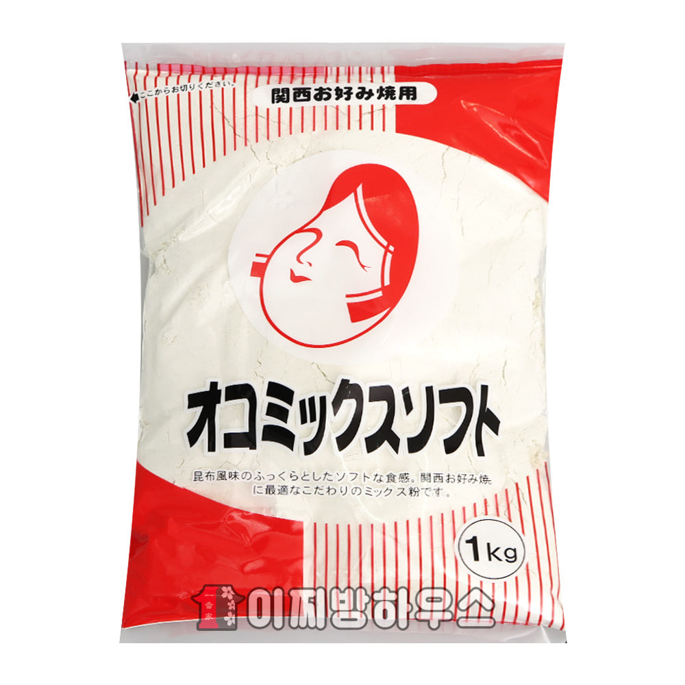 오타후쿠 오코노미야끼 믹스 1kg 오꼬노미야끼 반죽 가루 오코믹스 밀키트 붕어빵믹스