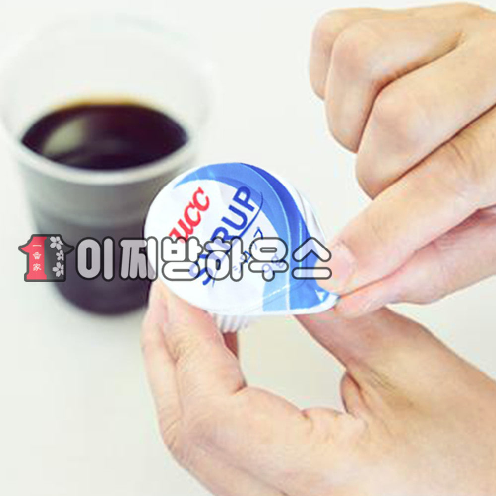 UCC 커피 시럽 20입 검시럽 일본커피 칵테일재료 카페시럽 캡슐시럽 일회용시럽