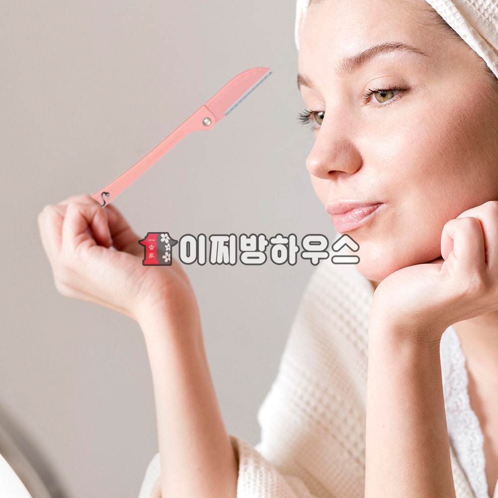 플라밍고 눈썹칼 3p 제모기 눈썹정리 얼굴솜털제거 얼굴털제모 잔털제거기 일본 면도기