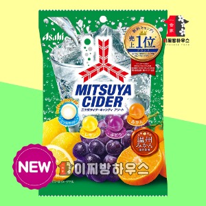 아사히 미츠야 사이다사탕 130g 4가지맛 일본사탕 과일사탕 입덧캔디 수입사탕